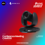 Aver CAM550 4K Dual Lens PTZ Conferencing Camera